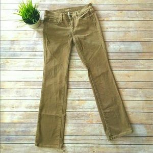 LOFT Modern Sexy Boot tan corduroy jeans